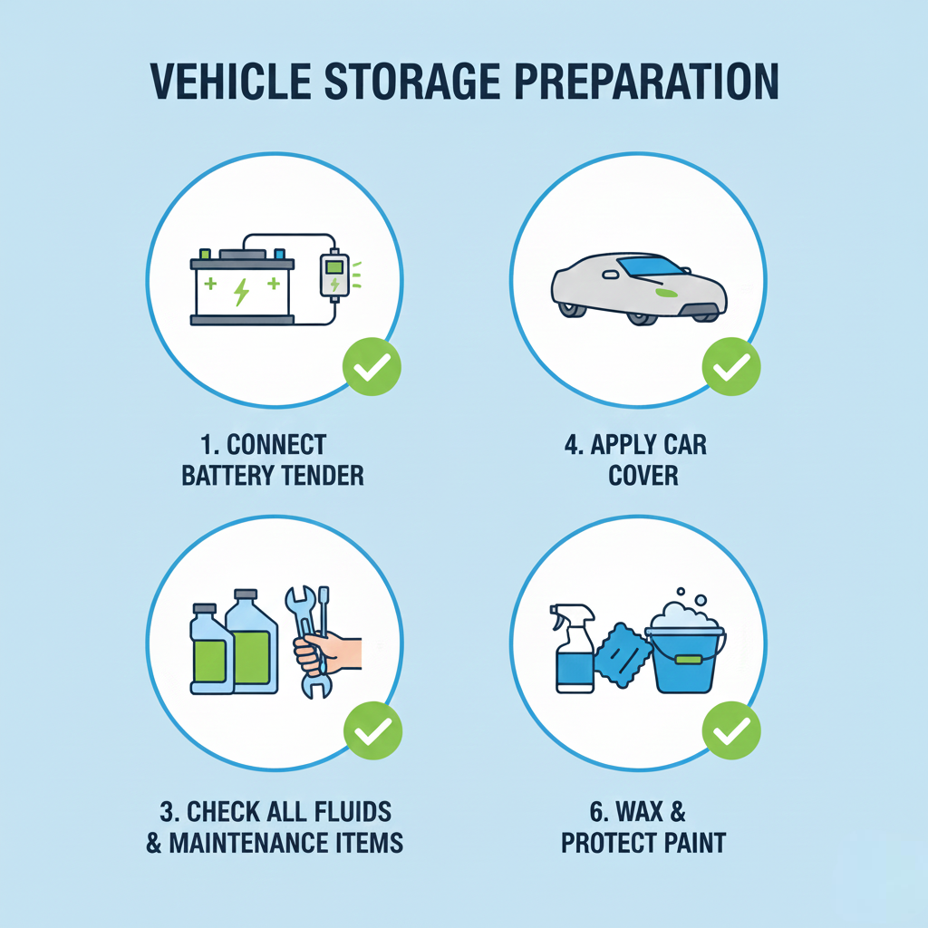 Preparing your vehicle for storage